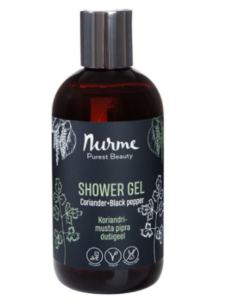 Гель для душа NURME 250 мл кориандр и черный перец 