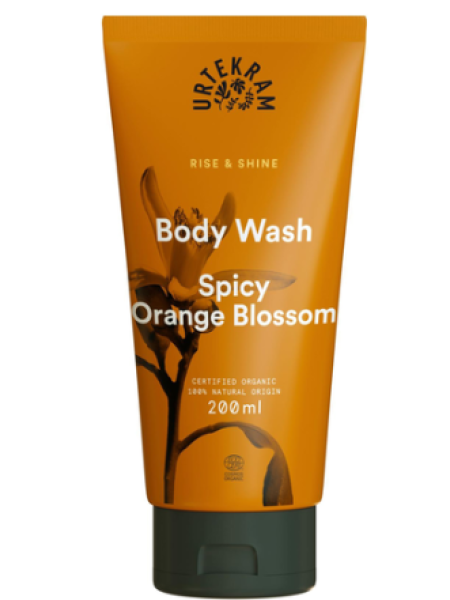 Гель для душа URTEKRAM Spicy Orange Blossom 200 мл пряный цветок апельсина