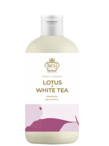 Увлажняющий и питательный гель для душа Rich Pure Lotus&White Tea 280мл