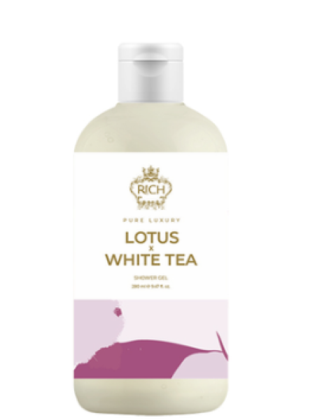 Увлажняющий и питательный гель для душа Rich Pure Lotus&White Tea 280мл