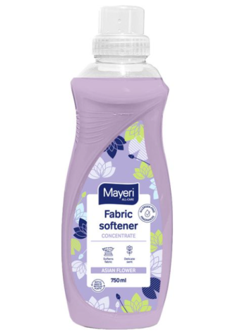 Ополаскиватель для белья Mayeri All-Care Asian Flower 750мл с безаллергенным ароматом