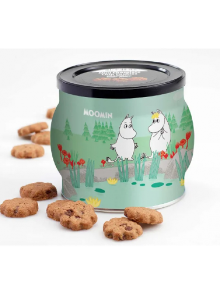 Печенье с шоколадной крошкой Муми-тролль Moomin 200г в банке