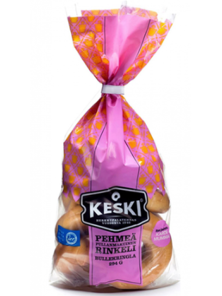 Баранки Keski Pullanmakuinen rinkeli 294г с кардамоном