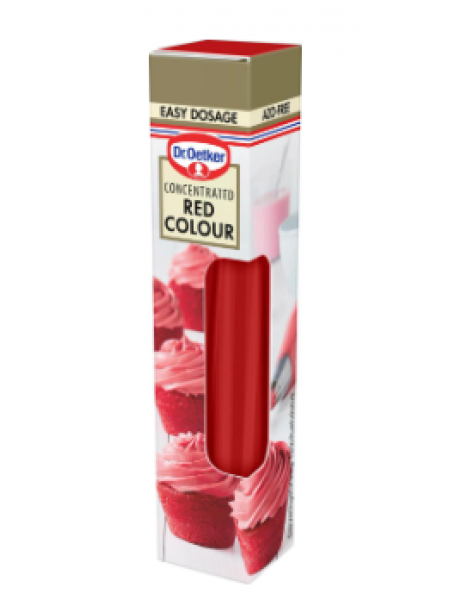 Краска гелевая пищевая Dr. Oetker Red 15г красная