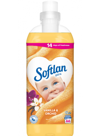 Кондиционер для белья Softlan Vanilla & Orchid 1000мл ваниль орхидея