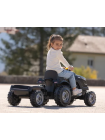 Педальный трактор и прицеп Smoby Farmer XL, черный