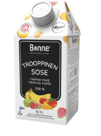 Пюре из тропических фруктов Bonne Trooppinen sose 0,5л