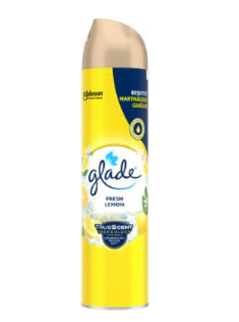 Освежитель воздуха аэрозоль Glade 5in1 Fresh Lemon 300мл