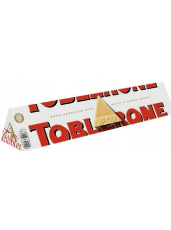 Шоколад белый TOBLERONE с медово-миндальной нугой 100г