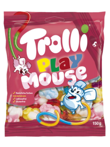 Желейные конфеты Trolli Play Mouse 150г Мышки