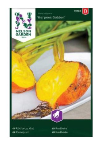 Семена золотой свеклы Nelson Garden Burpees Golden №91160 