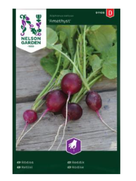 Семена фиолетового редиса Nelson Garden Amethyst №91108 