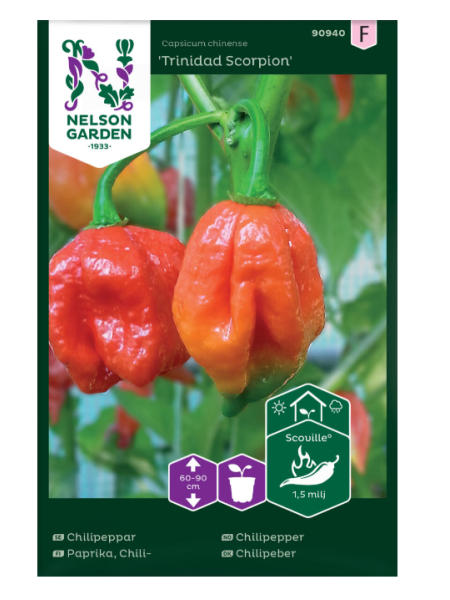 Семена перца Гавана Nelson Garden Trinidad Scorpion №90940 