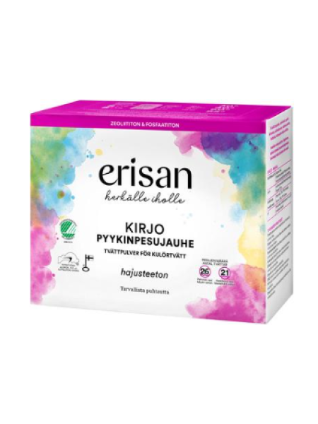 Стиральный порошок Erisan Kirjo без запаха 1 кг