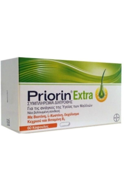 Добавка для волос PRIORIN EXTRA CAPS 60 шт