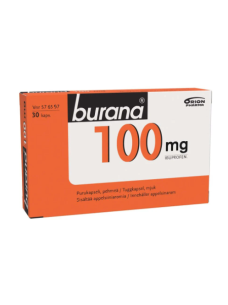 Жевательные капсулы BURANA 100mg 30шт
