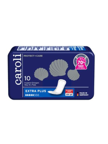 Прокладки женские при недержание мочи Caroli extra plus 10 шт
