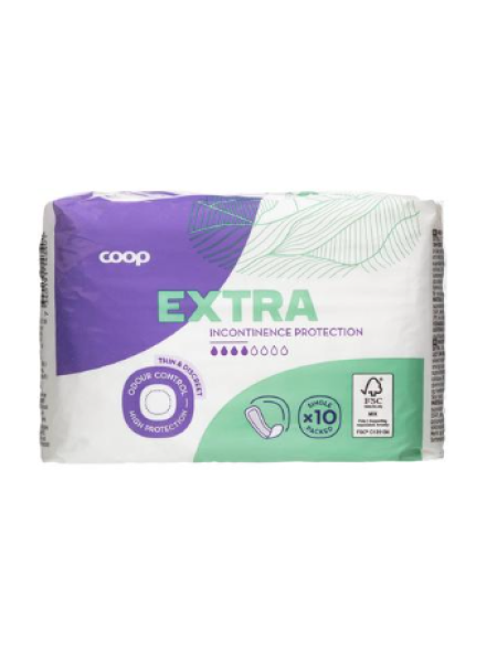Прокладки при недержании мочи Coop Secur extra 10шт