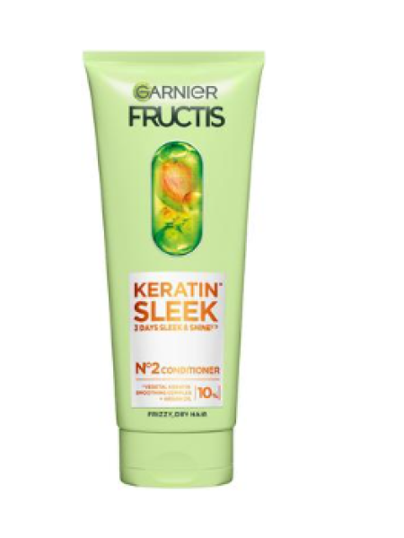 Кондиционер для вьющихся волос Garnier Fructis Keratin Sleek 200 мл