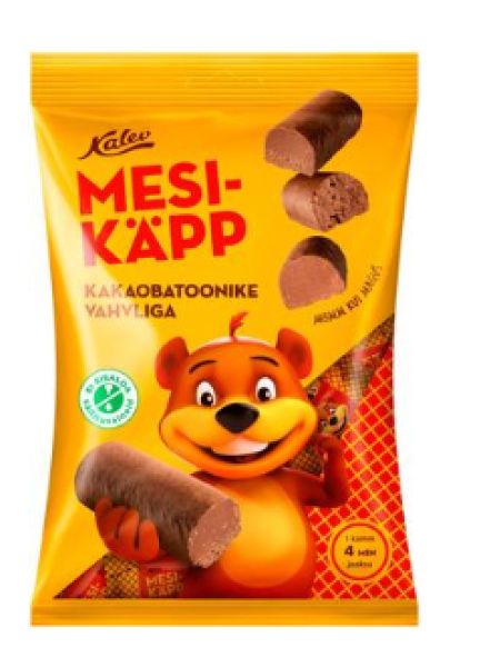 Конфеты батончики Kalev Mesikäpp batoonike 150г