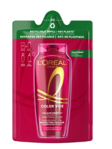 Сменная упаковка шампуня L'Oréal Paris Elvital Color Vive для окрашенных волос 250 мл