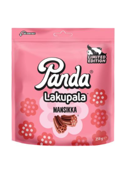 Лакричные конфеты с клубникой Panda Lakupala 250г
