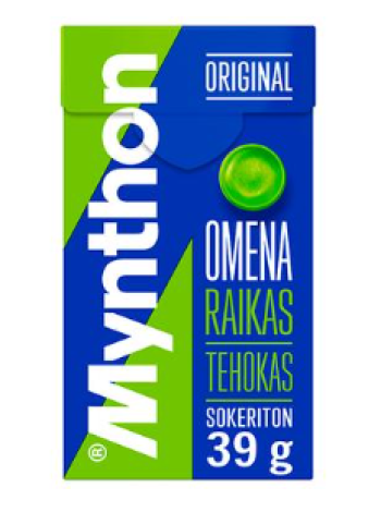 Леденцы от боли в горле Mynthon Omena Kurkkupastilli 39г