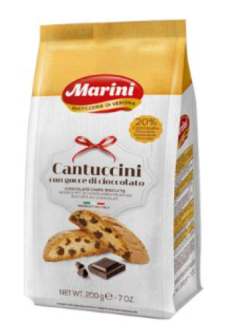Печенье кантуччини шоколадное Marini Cantuccini 200г