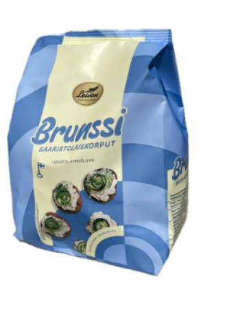 Поджаренные солодовые сухарики Leivon Brunssi Paahdetut Saaristolaiskorput 300г