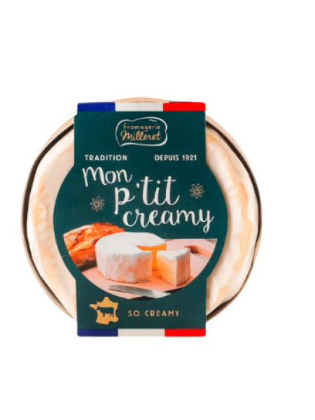 Сыр француский с белой плесенью Milleret Mon P´tit kreemine valgehallitusjuust 125 г