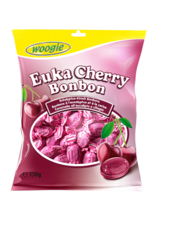 Конфеты Woogie Euka Cherry 150 г Эвкалипт-вишня