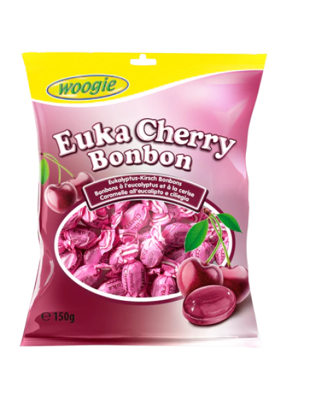 Конфеты Woogie Euka Cherry 150 г Эвкалипт-вишня  
