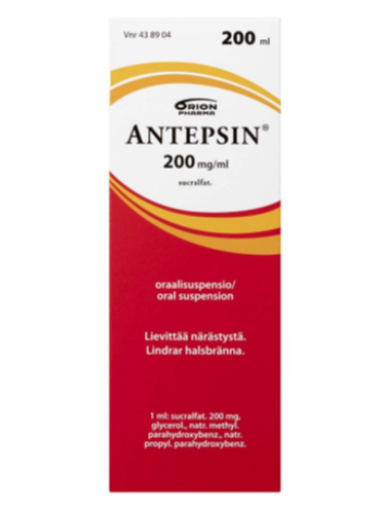 Раствор для лечения язвы желудка ANTEPSIN 200 мл