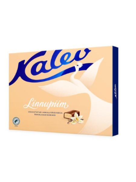 Шоколадные конфеты Kalev «Птичье молоко» со взбитой ванильной начинкой 136 г