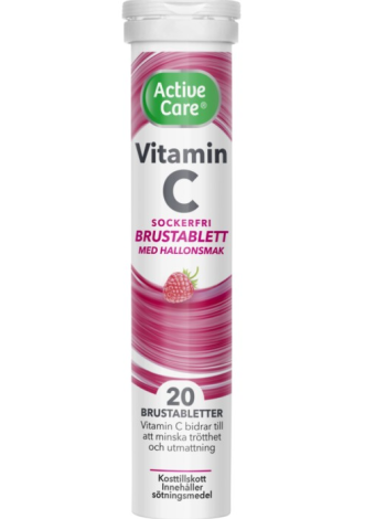 Шипучие витамины Active Care C-vitamin brustabletter 20 шт