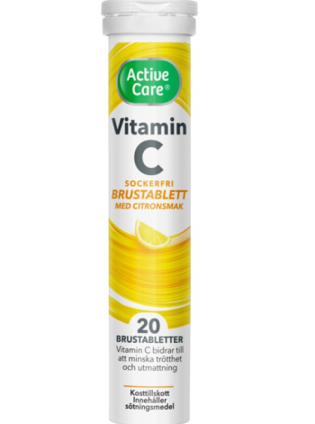Шипучие витамины Active Care C-vitamin Citron 20 шт