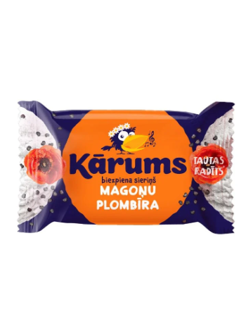 Глазированный сырок со вкусом мороженого с маком KARUMS Magonu Plombira 45 г