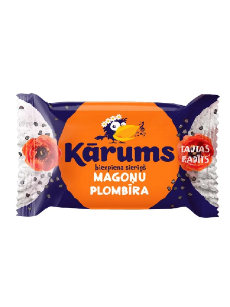 Глазированный сырок со вкусом мороженого с маком KARUMS Magonu Plombira 45 г