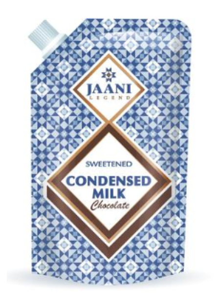 Сгущенное молоко с сахаром с шоколадом Jaani 250 г