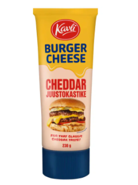Сырный соус чеддер Kavli Burger Cheese Cheddar 230 г в тубе
