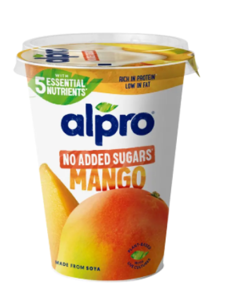 Cоевый продукт Alpro More fruit, no added sugars Mango 400г манго без добавления сахара