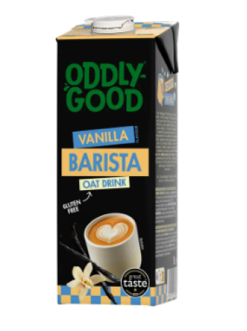 Овсяный напиток Oddlygood Barista  UHT 1 л ванильный без глютена