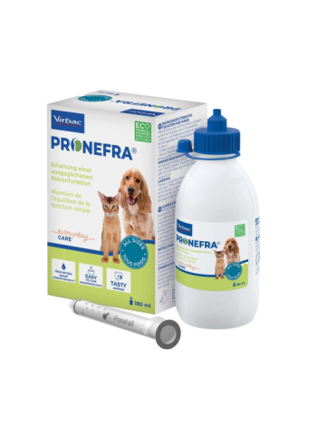 Ветпрепарат для кошек и собак с почечной недостаточностью Virbac Pronefra 180 мл