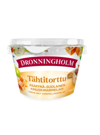 Мармелад грушевый с соленой карамелью Dronningholm Tähtitorttu Päärynä-suolainen kinuskimarmeladi 250 г 