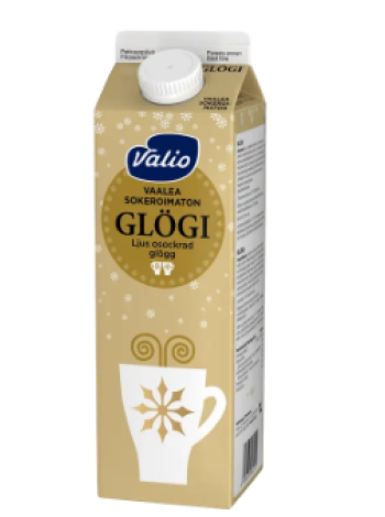 Глинтвейн легкий Valio glögi vaalea sokeroimaton kausituote 1 л несладкий