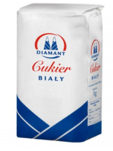 Белый кристаллический сахар Diamant suhkur 1 кг