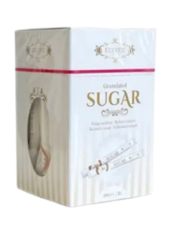 Белый сахар премиум-класса Elyzee 5 х 50 шт порционный