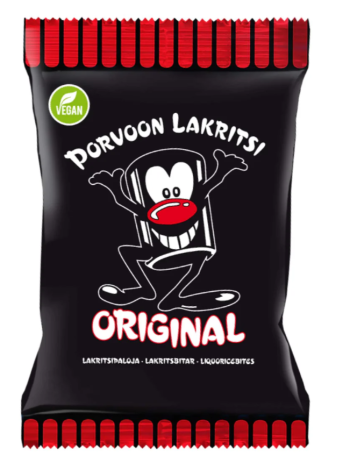 Лакричные конфеты Porvoon Lakritsi Original 250 г