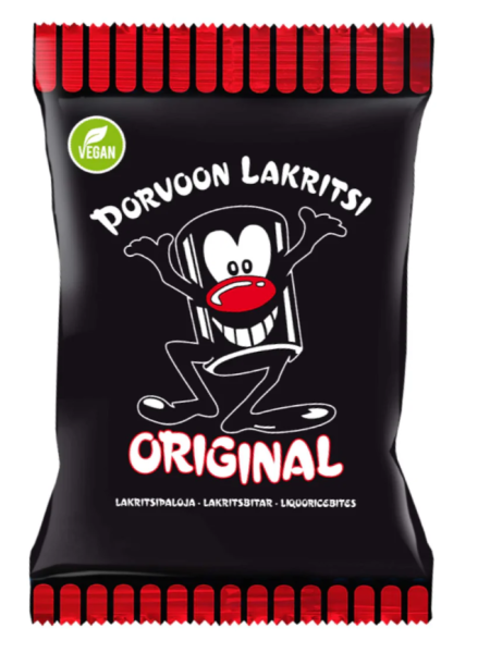 Лакричные конфеты Porvoon Lakritsi Original 250 г