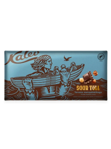 Шоколад темный с фундуком Kalev Suur Tõll 270 г